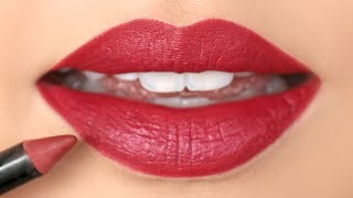 HOW TO Apply Lip Liner For Beginners  chiutips [upl. by Akihc]