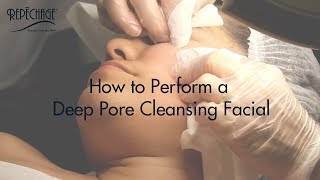 How to Perform a Clinical Deep Pore Cleansing Facial with Extractions by Lydia Sarfati [upl. by Terb]