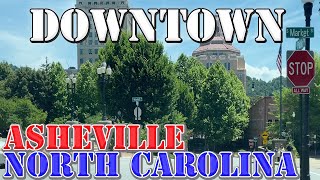 Asheville  North Carolina  4K Downtown Drive [upl. by Larok]