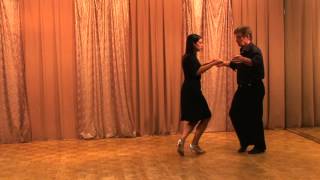 Learn the Argentine Tango Ocho beginner level [upl. by Adnerak]