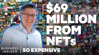 Beeple Explains The Absurdity Of NFTs  So Expensive [upl. by Innig]