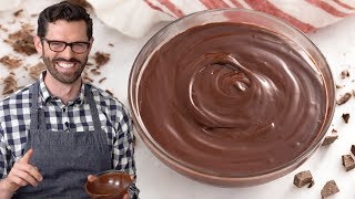 How to Make Silky Chocolate Ganache [upl. by Ilamad]