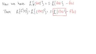 Laplace transform of the second derivative Lft [upl. by Boesch133]