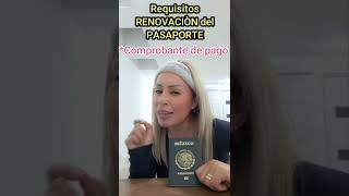 Que necesito para renovar mi pasaporte⁉️ [upl. by Letnom]