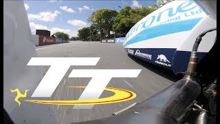 TT 2017  Sidecar Race 2  On board with John Holden and Lee Cain [upl. by Kenwood11]