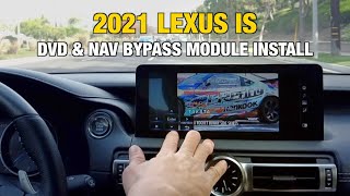 2021 LEXUS IS Navigation and Video In Motion Installation and Demonstration [upl. by Sedgewick366]