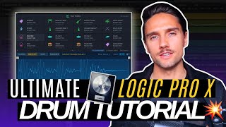 The ABSOLUTE BEST way to do drums in Logic Pro X 105 UPDATE  Drum Machine Designer Tutorial [upl. by Herb]