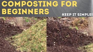 How to make Compost  The Simplest Easy Method To Compost Piles [upl. by Nolahc]