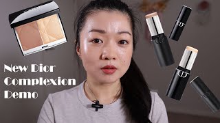 New Dior Forever Foundation amp Contour Stick plus Rouge Blush and Glow Palette  QuingStar [upl. by Wj]