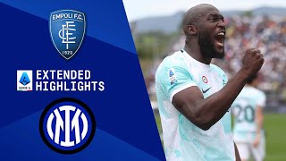 Empoli vs Inter Extended Highlights  Serie A  CBS Sports Golazo [upl. by Haraz137]