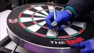 The Bandit Dartboard Production  by Puma Darts [upl. by Calise971]