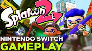 6 Minutes of SPLATOON 2 Nintendo Switch Gameplay [upl. by Calen]