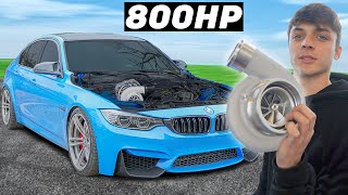 I PUT A BIG TURBO ON MY BMW M3 [upl. by Arhna]