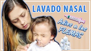 Lavado nasal para niños infecciones respiratorias [upl. by Ahtnamas]