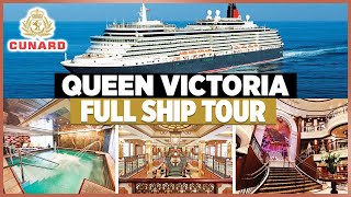 Cunard  Queen Victoria FULL Ship Tour [upl. by Johnnie]