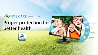 Proper protection for your eyes – Eye Care monitors  ASUS [upl. by Ellekcim]