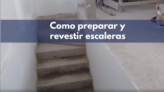 ¿Cómo preparar y revestir escalera [upl. by Saidnac363]