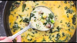 Easy Olive Garden Zuppa Toscana Soup [upl. by Neirod579]