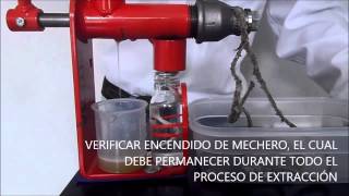 Maquina extractora de aceite manual AGROINDCOL SAS [upl. by Hinch]