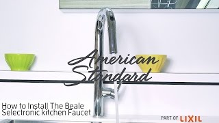 How to Install the Beale Kitchen Faucet from American Standard [upl. by Evangeline]