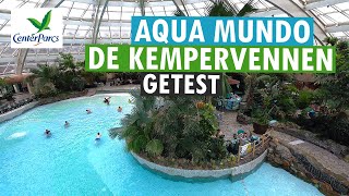 AQUA MUNDO ZWEMBAD 🏊🌴 CENTER PARCS DE KEMPERVENNEN 💚 PARKVAKANTIES [upl. by Waltner]