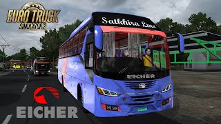 ETS2 140  148  Eicher Bus Mod  Euro Truck Simulator 2 [upl. by Bahe]