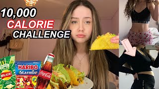 10000 CALORIE CHALLENGE  girl vs food [upl. by Benedick785]