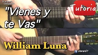 Vienes y te Vas  William Luna GuitarraCharango TutorialCover [upl. by Naryt945]