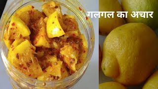 चटपटा गलगल का अचार  Hill Lemon Pickle [upl. by Ninette243]