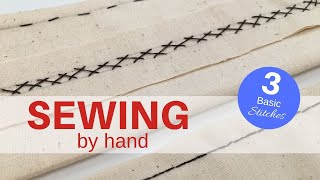 How to Hand Sew an Overlock Stitch [upl. by Alesram958]