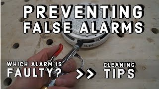 Cleaning Smoke Alarms  Identifying a BAD Detector  Preventing False Alarms [upl. by Enicnarf]