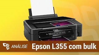 Impressora Epson L355 com tanque recarregável Análise  Tecmundo [upl. by Harhay]