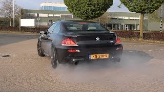 BMW M6 V10  CRAZY BURNOUTS ACCELERATIONS amp EPIC V10 SOUNDS [upl. by Burchett]