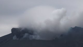 Powerful Shockwave during Explosive Eruption of Sakurajima Volcano Japan [upl. by Glynn881]