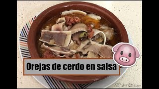 Orejas de cerdo en salsa [upl. by Maisey]