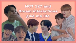 nct 127 and dream interactions that added ten years to my life [upl. by Zoarah]