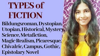 Types of Fiction in English Literature [upl. by Akahs]