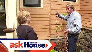 How to Install a Rain Chain  Ask This Old House [upl. by Trainor]