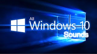 All Windows 10 Sounds [upl. by Sullecram]