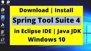 How to install Spring Tool Suite 4 plugin in Eclipse IDE for Java in Windows 10  Spring Framework [upl. by Riffle872]