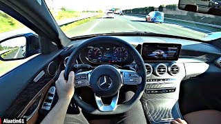 The Mercedes C Class 2020 POV Test Drive [upl. by Taka]