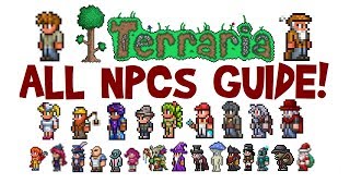 How to get all NPCs in Terraria NPC Guide Full List amp MoveIn Requirements All Platforms [upl. by Salkcin]