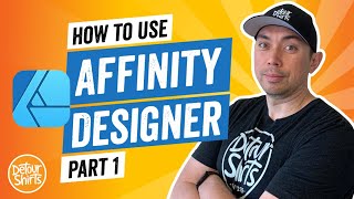 Tutorial Affinity Designer for Beginners  Step by Step Learn how to use Affinity Designer Part 1 [upl. by Greenwald]