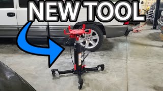 New Tool for the Shop Sunex Transmission Jack [upl. by Oetam993]