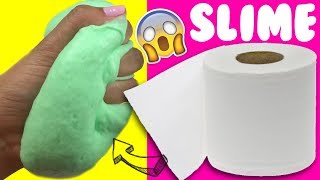 PROBANDO SLIME 💦 CON PAPEL DE BAÑO SIN PEGAMENTO [upl. by Preston749]