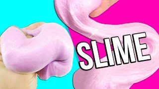 HAZ SLIME ESPONJOSO SIN BORAX  DIY FLUFFY SLIME  Tutoriales Belen [upl. by Zampardi]