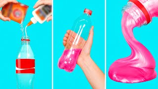 Super Fast Slime Recipe DIY 30 SECONDS Bottle Slime [upl. by Onifur]