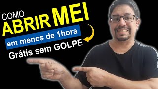 Como Abrir uma MEI Passo a Passo para Ter o seu CNPJ em menos de 1h Grátis e sem Golpe [upl. by Hauhsoj]