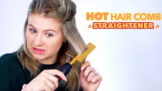 HOT HAIR COMB Straightener [upl. by Nayt]