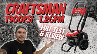 Craftsman 1900psi 12gpm Electric Pressure Washer  Unboxing and Full Review  Best Pressure Washers [upl. by Ilatfen]